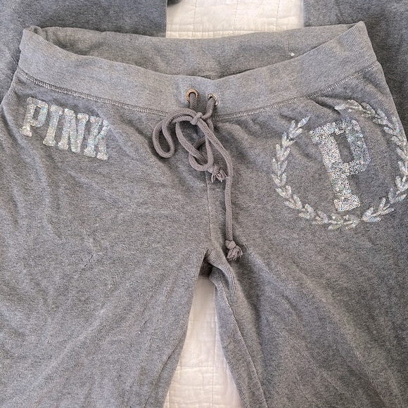 VS PINK velour sweatpants - Picture 3 of 5